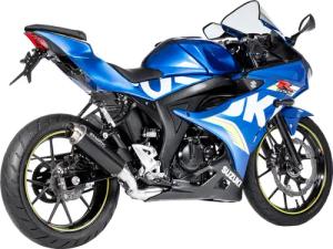 Shark exhaust SRC4 Auspuff 1in1 845063 schwarz für Suzuki