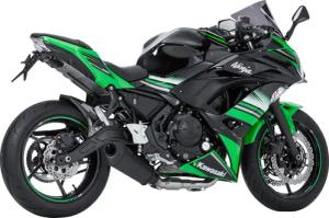 Shark exhaust DSX-10 Auspuff 2in1 schwarz für Kawa Z/Ninja 650 2017-2020