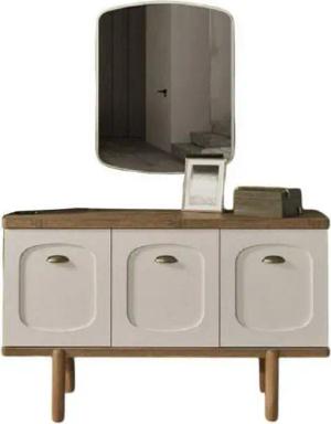 JVmoebel Kommode Modern Kommode mit Spiegel Holz Luxus Modern Design (1 St., Kommode + Spiegel), Made in Europa