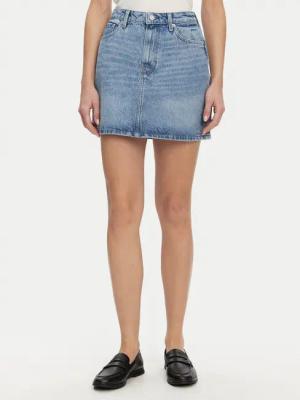 Tommy Hilfiger Jeansrock WW0WW44392 Blau Regular Fit