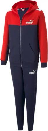 PUMA Trainingsanzug Puma Kinder Trainingsanzug ESS+ Block Hooded Suit FL B 670116