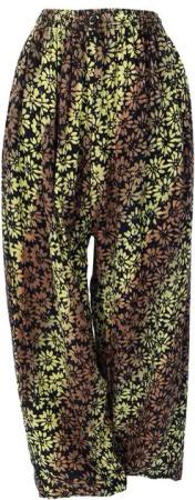 Guru-Shop Relaxhose Weite farbenfrohe Palazzohose, Boho Sommerhose.. alternative Bekleidung