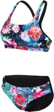 Arena Bustier-Bikini Arena Damen Bikini FLOWER BIKINI SWIM PRO BACK 006388