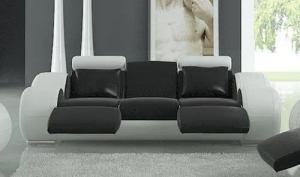 JVmoebel Sofa Luxus Wohnlandschaft 3-Sitzer Ledersofa Modern Neu, Made in Europa