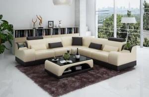 JVmoebel Ecksofa Sitzecke Ledersofa Sofa Polster Couch Wohnlandschaft Eckgarnitur, Made in Europa