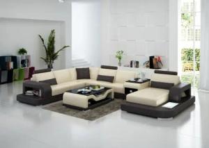 JVmoebel Ecksofa Ledersofa Couch Wohnlandschaft Eck Garnitur Sofa Weiß, Made in Europa