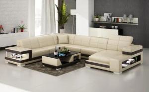 JVmoebel Ecksofa Ledersofa Couch Wohnlandschaft Eck Garnitur Sofa Schwarz, Made in Europa