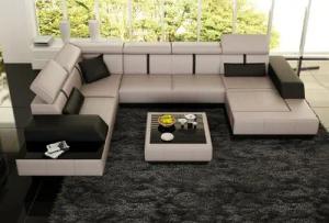 JVmoebel Ecksofa Ledersofa Wohnlandschaft Couch Sofa Eckcouch Ledercouch Poster Ecke, Made in Europa