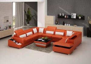 JVmoebel Ecksofa Ledersofa Couch Wohnlandschaft Eck Garnitur Sofa Weiß, Made in Europa