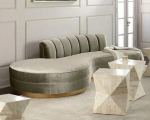 JVmoebel Sofa Runde Relax Couch Sofas Möbel Rund 3 Sitzer Rundcouchen Oval Ecke Grün, Made in Europa