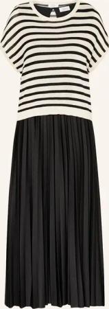 ROBE LÉGÈRE Set: Strickshirt und Plisseekleid