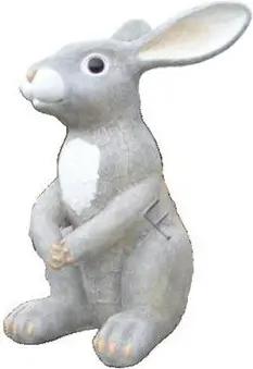JVmoebel Skulptur XXL Hase Werbung Aufsteller Hingucker Skulptur Tier Zoo Garten 240cm, Made in Europa