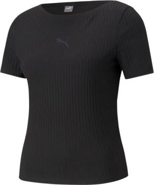 PUMA T-Shirt Puma Damen T-Shirt HER Ribbed Slim Tee 531917