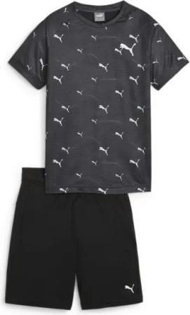 PUMA T-Shirt Puma Jungen Shirt + Short ACTIVE SPORTS AOP Shorts Set B 680317