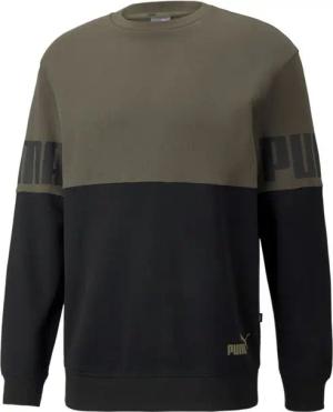 PUMA Fleecepullover Puma Herren Pullover PUMA POWER Colorblock Crew 589430