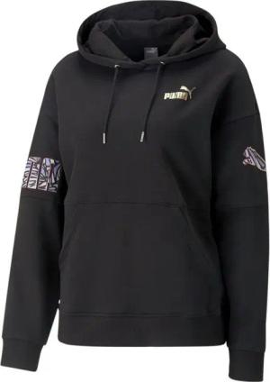 PUMA Kapuzenpullover Puma Damen Pullover POWER NOVA SHINE Colorblock Hoodie TR 674446
