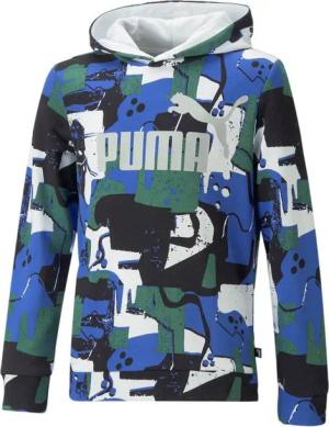 PUMA Kapuzenpullover Puma Kinder Kapuzenpullover Ess+Street Art AOP Hoodie TR B 673271