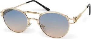 styleBREAKER Sonnenbrille Panto Sonnenbrille mit Federn (1-St) Gradient