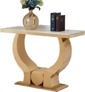 JVmoebel Konsolentisch Schminktische Holz Kommode Sideboard Schrank sekretär Gold, Made in Europa