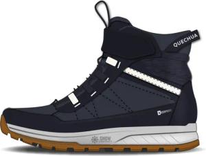 Winterschuhe Kinder Gr. 24-38 Klett warm wasserdicht Synthetik Wandern - SH500