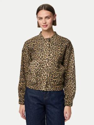 Pieces Bomberjacke Salume 17156456 Braun Regular Fit