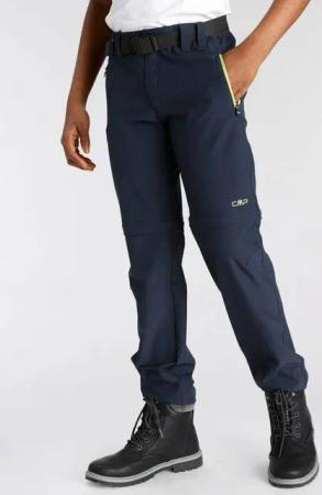 CMP Funktionshose KID ZIP-OFF-PANT (Set, 2-tlg., mit Gürtel) Elastisch & Atmungsaktiv & Schnell trocknend & für Kinder
