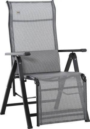 Outsunny Sonnenliege grau Mesh B/H/L: ca. 65x111x70 cm