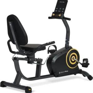 SportPlus Heimtrainer SP-RB-9510-B-iE, Liegeheimtrainer, App kompatibel, 24 Stufen & 6 Trainingsprogramme