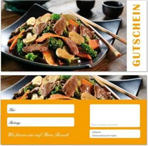 LYSCO Geschenkkarte Geschenkgutscheine Restaurant Essen Gutschein Gastronomie DIN lang, gedeckter Tisch Gesellschaft Dating