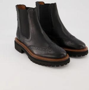 Paul Green Schuhe - 9093-002 Leder und Textil (Schwarz, Gr. 37)