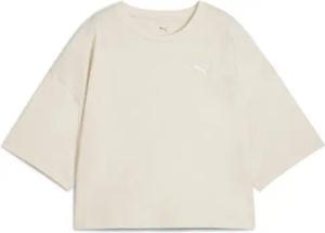 PUMA T-Shirt WARDROBE ESS Kurzes Oversized-T-Shirt Damen