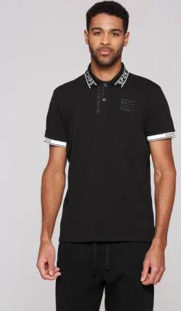 CAMP DAVID Poloshirt mit Seitenschlitze