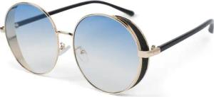 styleBREAKER Sonnenbrille Runde Sonnenbrille mit Glitzer Side Shield (1-St) Gradient