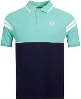 Sergio Tacchini  T-Shirts & Poloshirts Cambio Polo Shirt Pool Blue/Maritime Blue/White