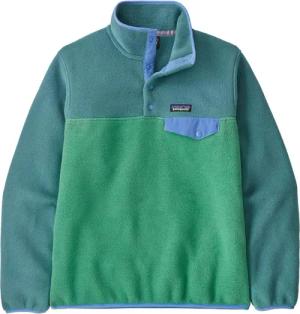 Patagonia Synchilla Snap -T Pullover Damen Fleecepullover (Grün L Größe)
