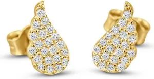 Antares Gold Ohrring-Set 14 Karat Gold Engel-Flügel Ohrringe, 585er Gold