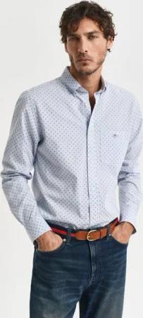 Gant Langarmhemd REG MICRO PRINT SHIRT mit modischem Muster