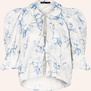 maje Bluse mit Leinen