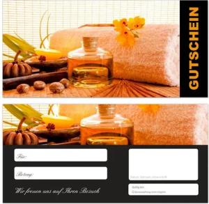 LYSCO Geschenkkarte Geschenkgutscheine Wellness Spa Gutscheinkarten, Kosmetik Studio Massage Erholung Entspannung