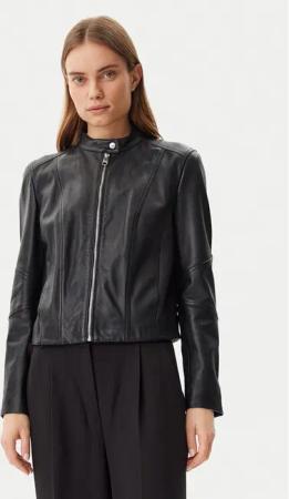 BOSS Lederjacke C_Saleste 50522033 Schwarz Regular Fit