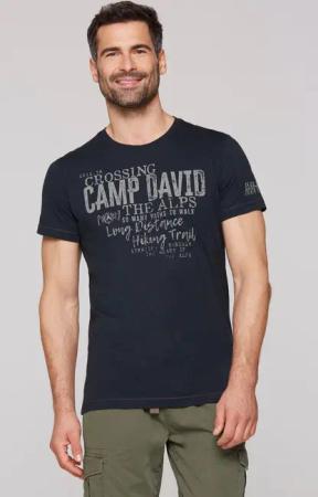 CAMP DAVID T-Shirt, mit Logodrucken