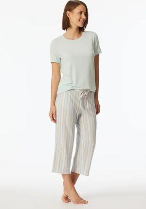 Loungehose 3/4-lang Modal Streifen multicolor - Mix+Relax 34