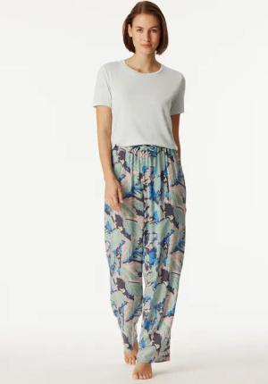 Loungehose lang Viskose multicolor bedruckt - Mix+Relax 40