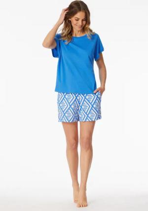 Schlafanzug Interlock kurz aquarium - Modern Nightwear 42