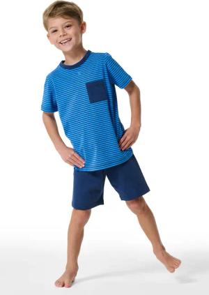Schlafanzug kurz Ringel aquarium - Boys World 128