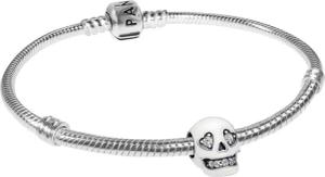 Pandora 15828 Damenarmband Leuchtender Totenkopf Starter-Set