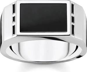 Thomas Sabo TR2387-027-11 Herrenring Silber/Schwarz