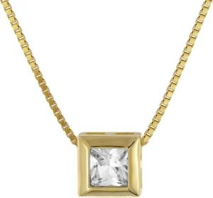 trendor 51700-01 Gold-Anhänger 333 / 8K mit Zirkonia + goldplattierte Kette