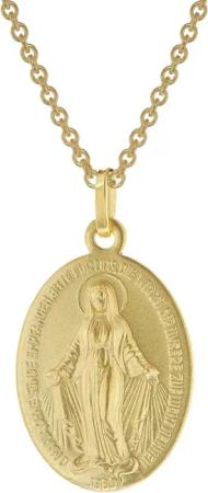 trendor 51930 Milagrosa Gold 333/8K Madonna mit vergoldeter Silberkette