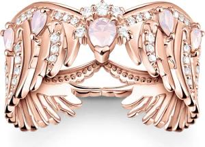 Thomas Sabo TR2411-323-9 Damenring Phönix-Flügel mit Rosa Steinen